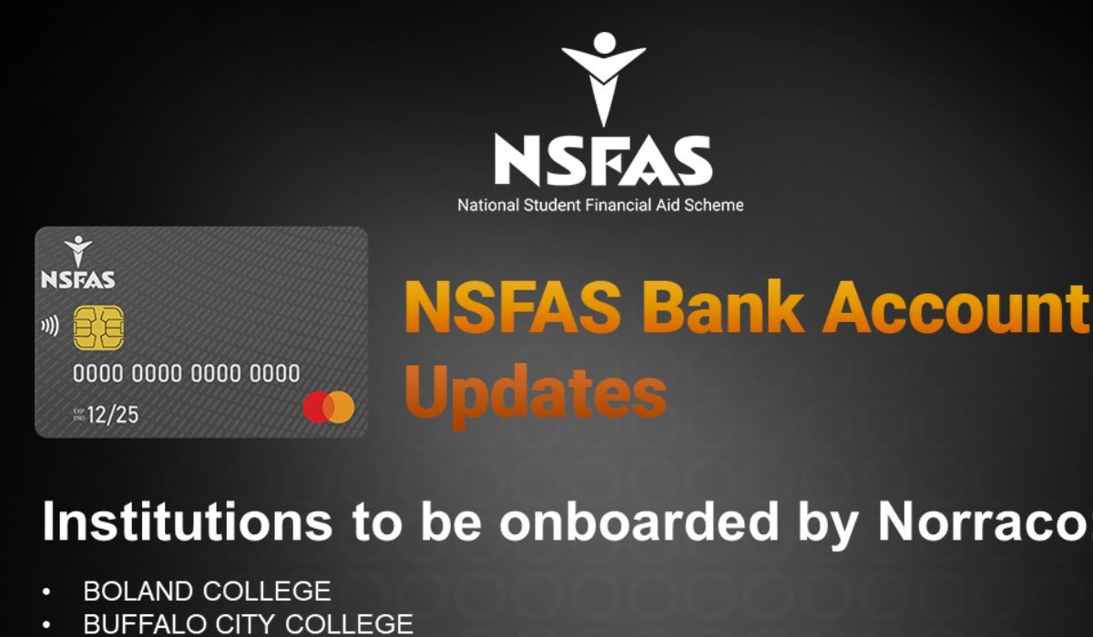 NSFAS Bank Account Updates