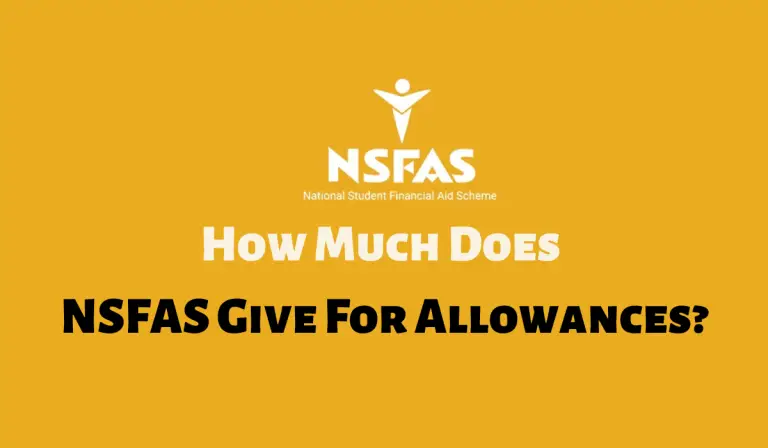 How Much Does NSFAS Give For Allowances?