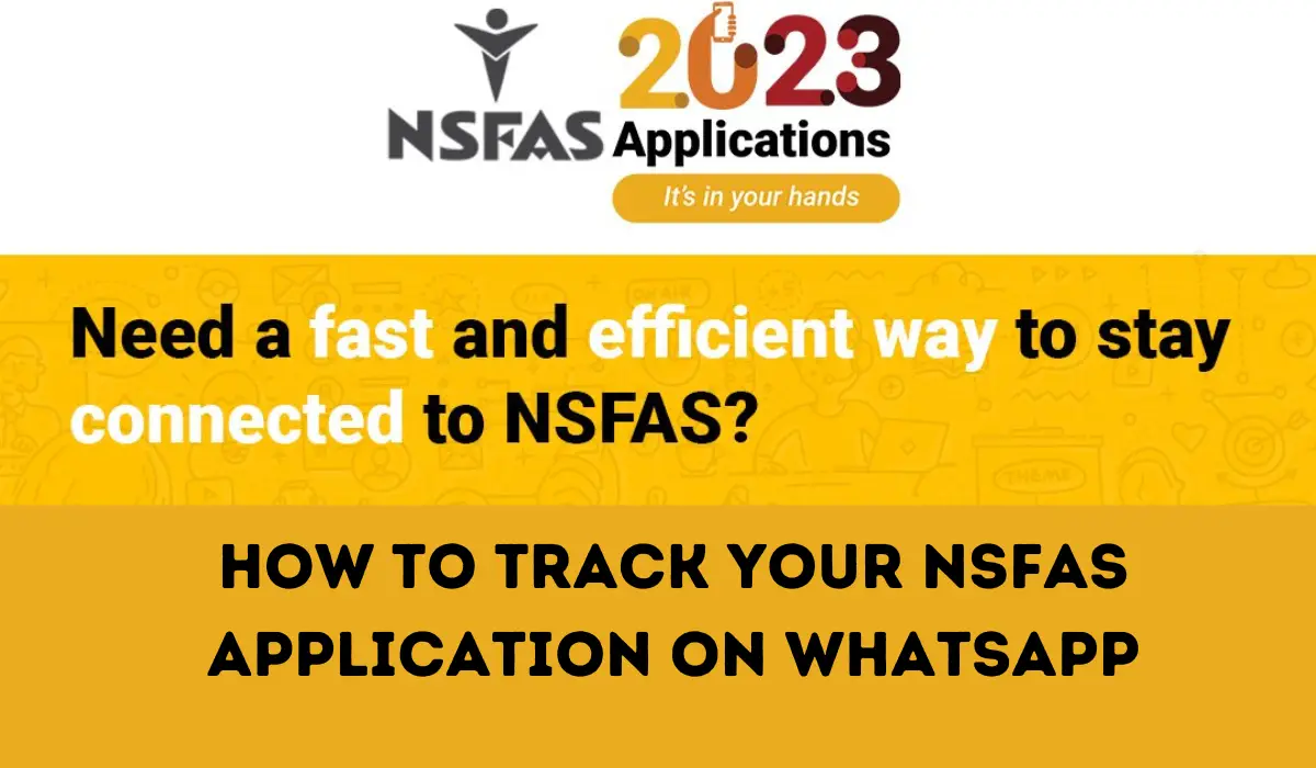 How To Track Your NSFAS Application On WhatsApp