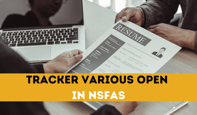 NSFAS Tracker Various Open Vacancies Closing 15 & 24 February 2023