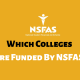 Which Colleges Are Funded By NSFAS?