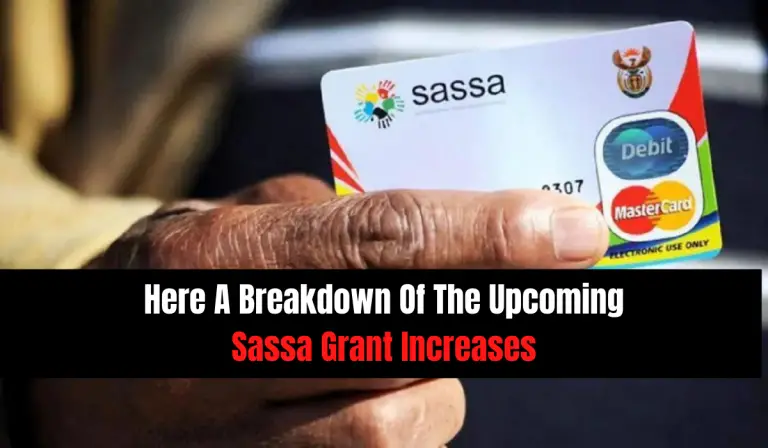 Here A Breakdown Of The Upcoming Sassa Grant Increases