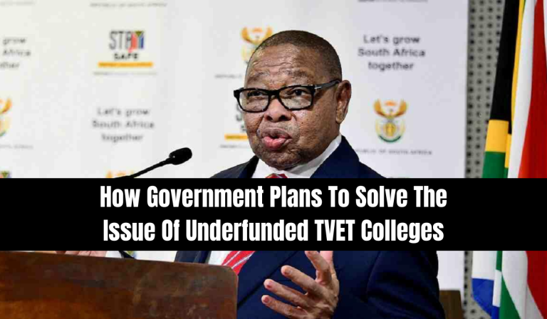 What the government plans to do about underfunded TVET colleges
