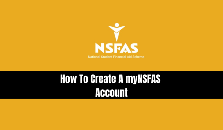 How To Create A myNSFAS Account