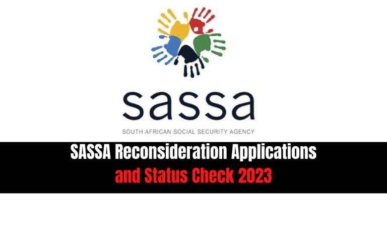 SASSA Reconsideration Applications and Status Check 2023