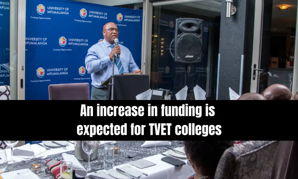 TVET Colleges Expected To See Increase In Funding