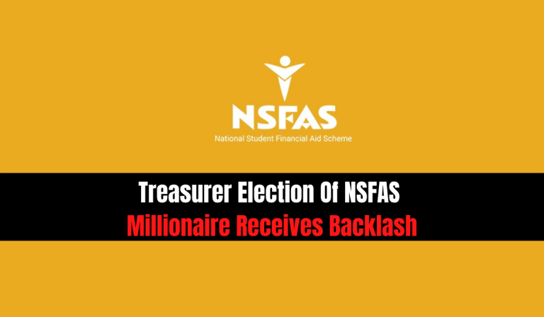 Treasurer Election Of NSFAS Millionaire Receives Backlash