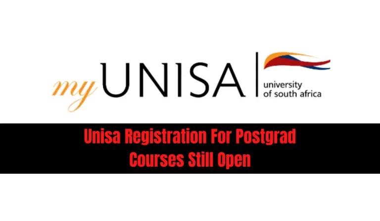 Unisa Registration For Postgrad Courses Still Open