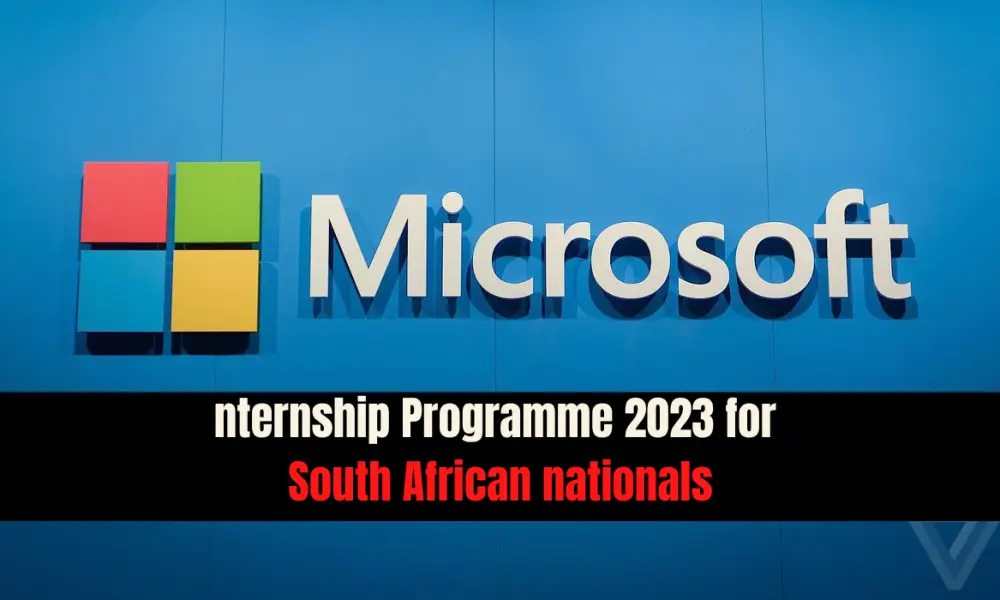 Microsoft Internship Programme 2023 for South African nationals