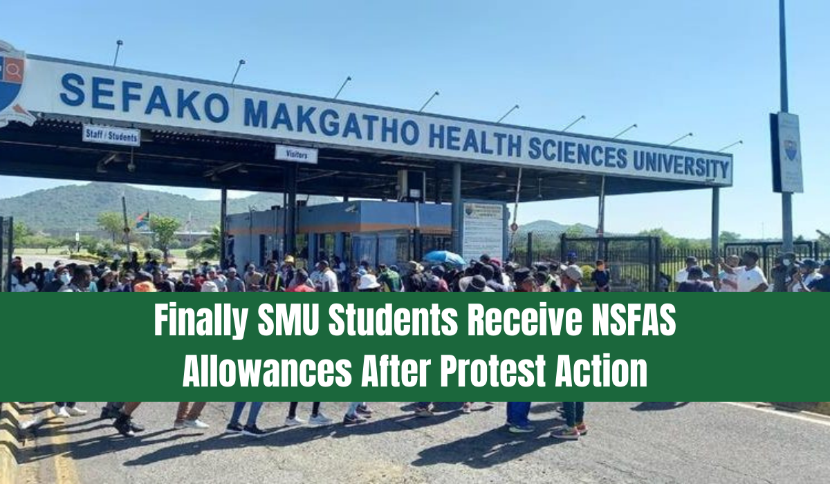 Finally SMU Students Receive NSFAS Allowances After Protest Action