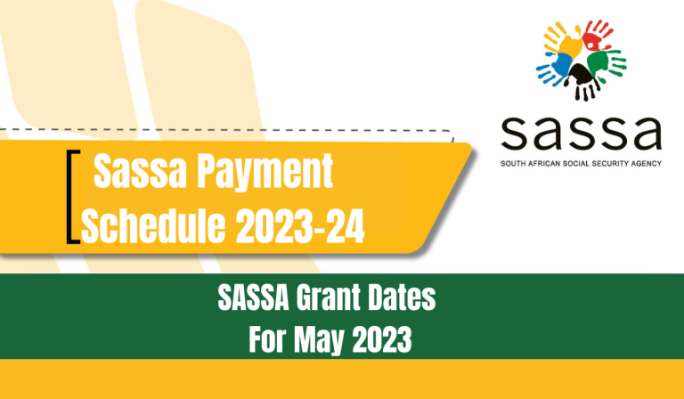 SASSA Grant Dates For May 2023