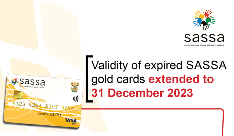 Finally Validity Of Expired Sassa Gold Card Extended