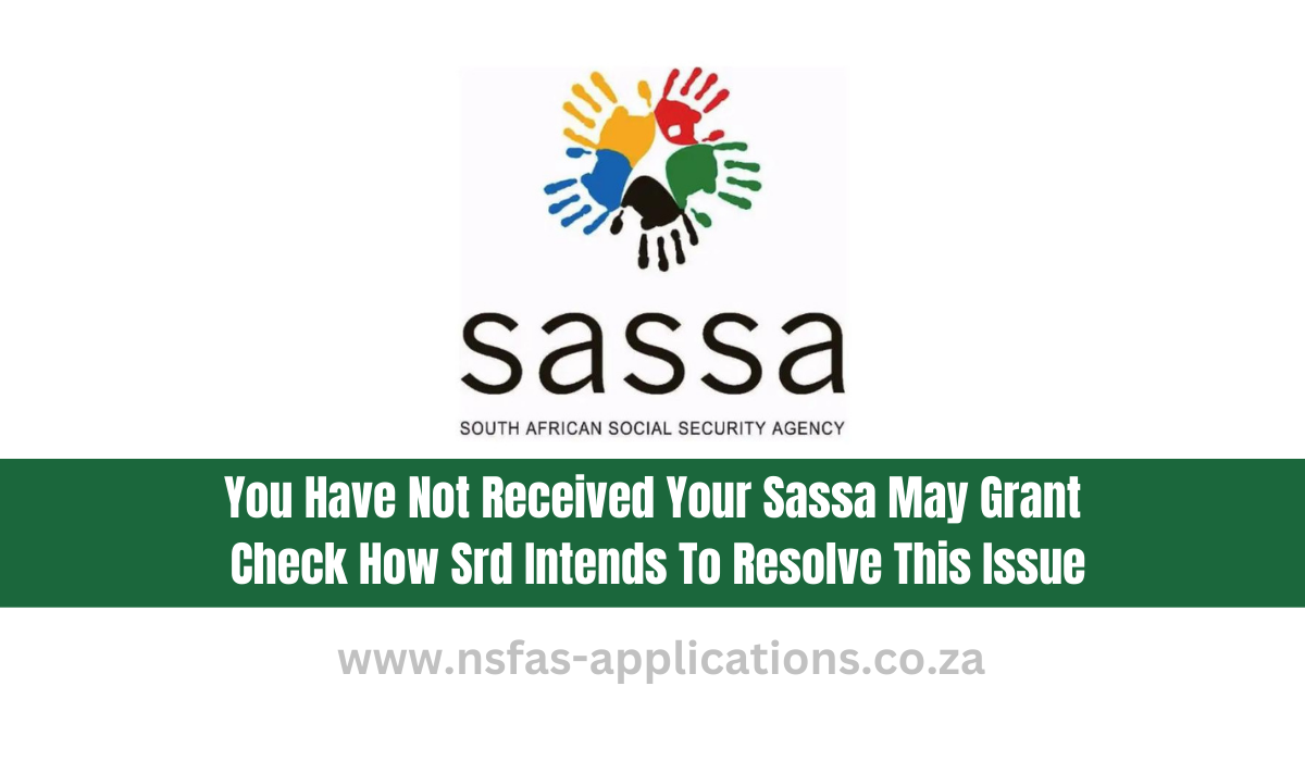 You Have Not Received Your Sassa May Grant Check How Srd Intends To Resolve This Issue