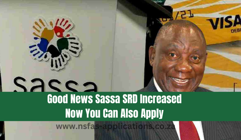 Good News Sassa SRD Increased Now You Can Also Apply