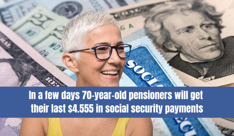 In a few days 70-year-old pensioners will get their last $4.555 in social security payments