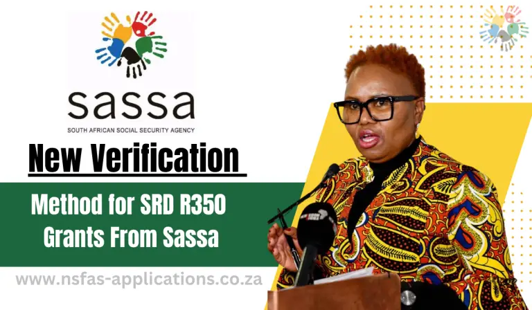 New Verification Method for SRD R350 Grants From Sassa