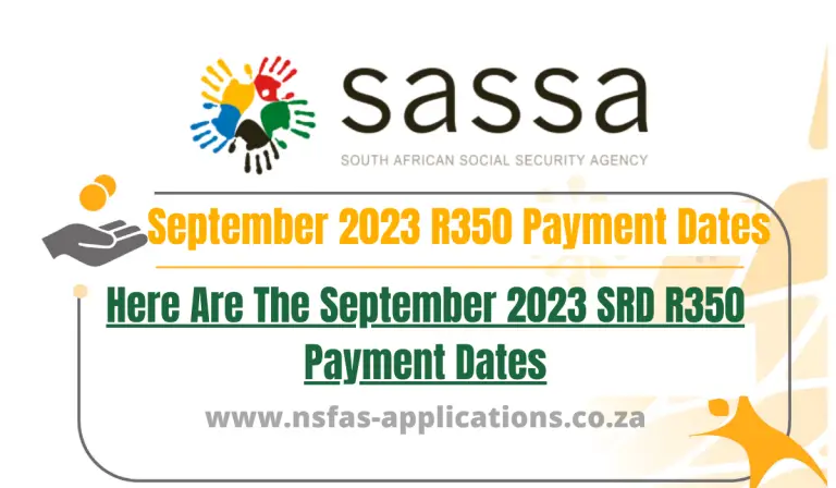 Here Are The September 2023 SRD R350 Payment Dates