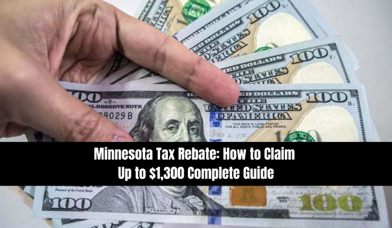 Minnesota Tax Rebate: How to Claim Up to $1,300 Complete Guide