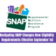 Navigating SNAP Changes New Eligibility Requirements Effective September 1st