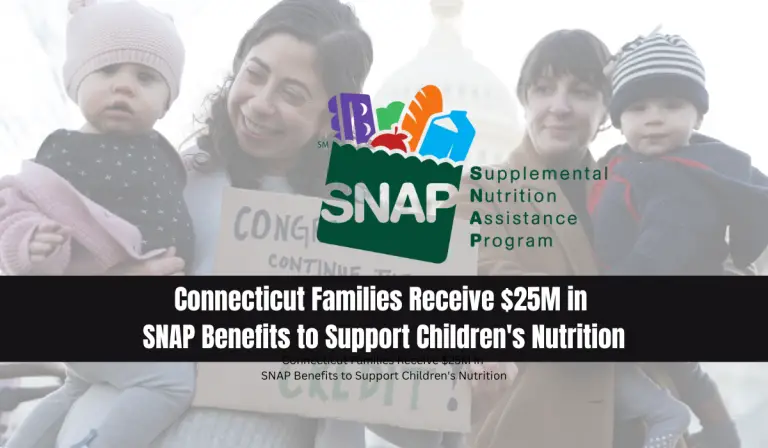Connecticut Families Receive $25M in SNAP Benefits to Support Children’s Nutrition