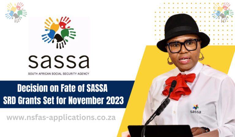 Decision on Fate of SASSA SRD Grants Set for November 2023