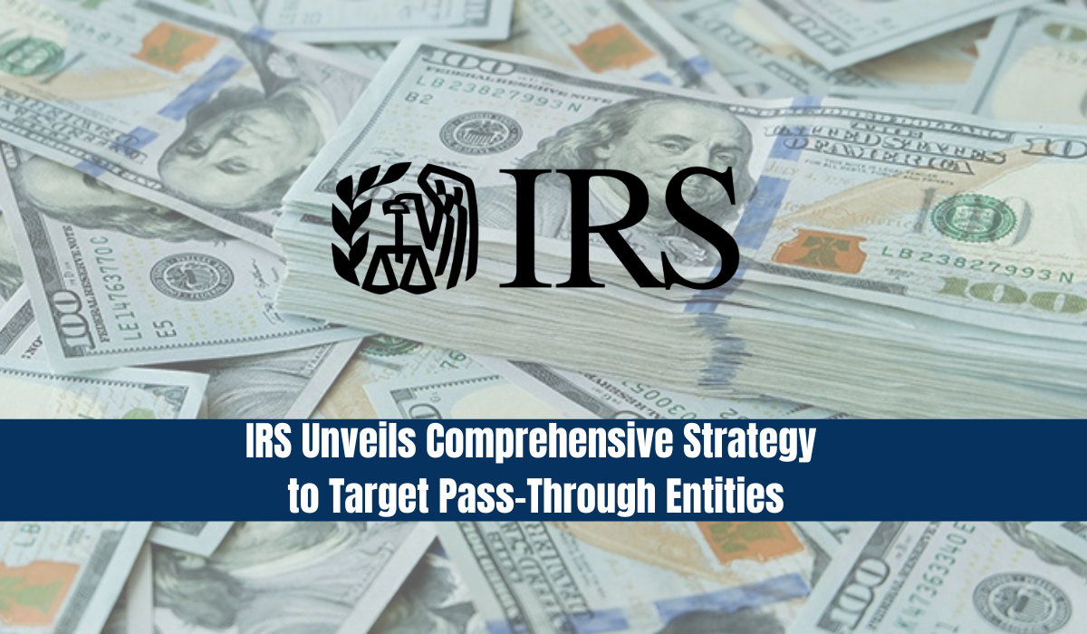 IRS Unveils Comprehensive Strategy to Target Pass-Through Entities