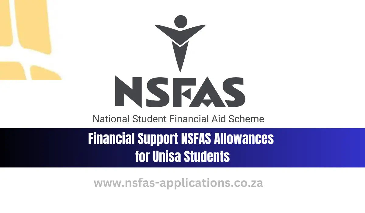 Financial Support NSFAS Allowances for Unisa Students