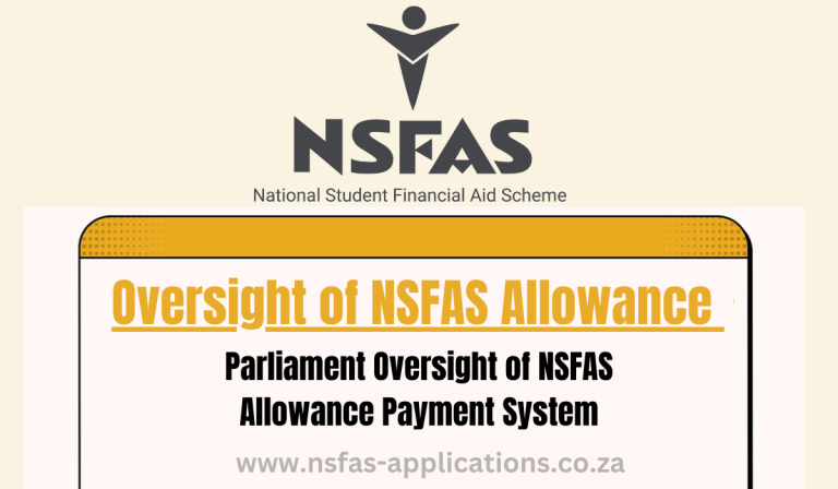 Parliament Oversight of NSFAS Allowance Payment System OUTA Raises Concerns