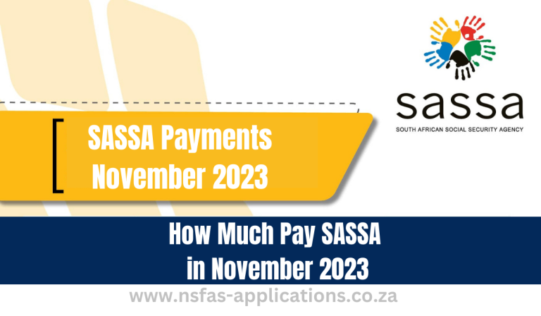 How Much Pay SASSA in November 2023