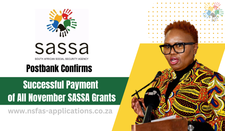 Postbank Confirms Successful Payment of All November SASSA Grants