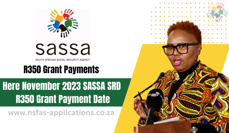 Here November 2023 SASSA SRD R350 Grant Payment Date
