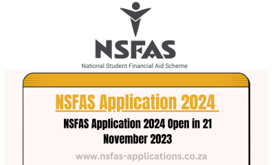 NSFAS Application 2024 Open in 21 November 2023