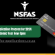 NSFAS Application Process for 2024 Academic Year Now Open
