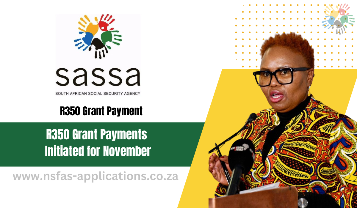 R350 Grant Payments Initiated for November