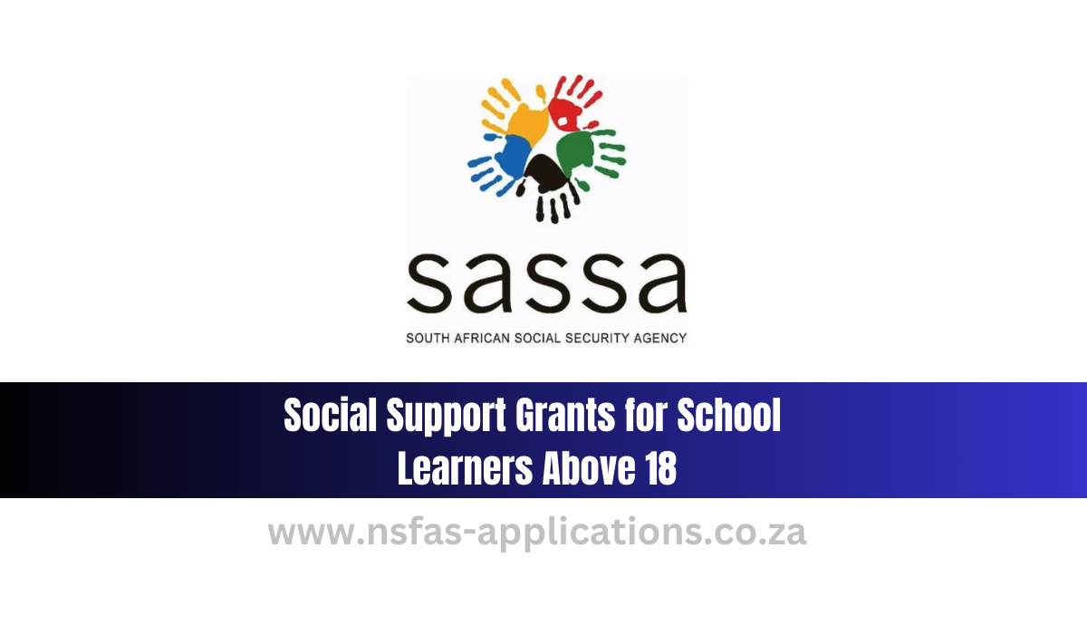 Social Support Grants for School Learners Above 18
