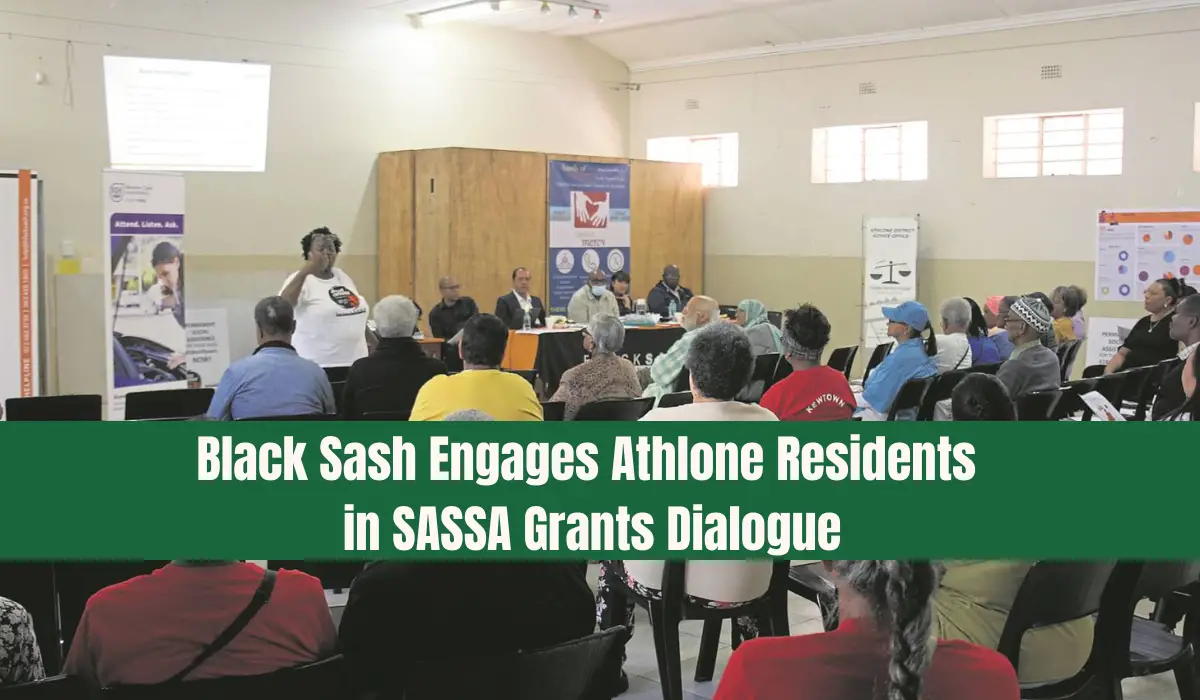 Black Sash Engages Athlone Residents in SASSA Grants Dialogue