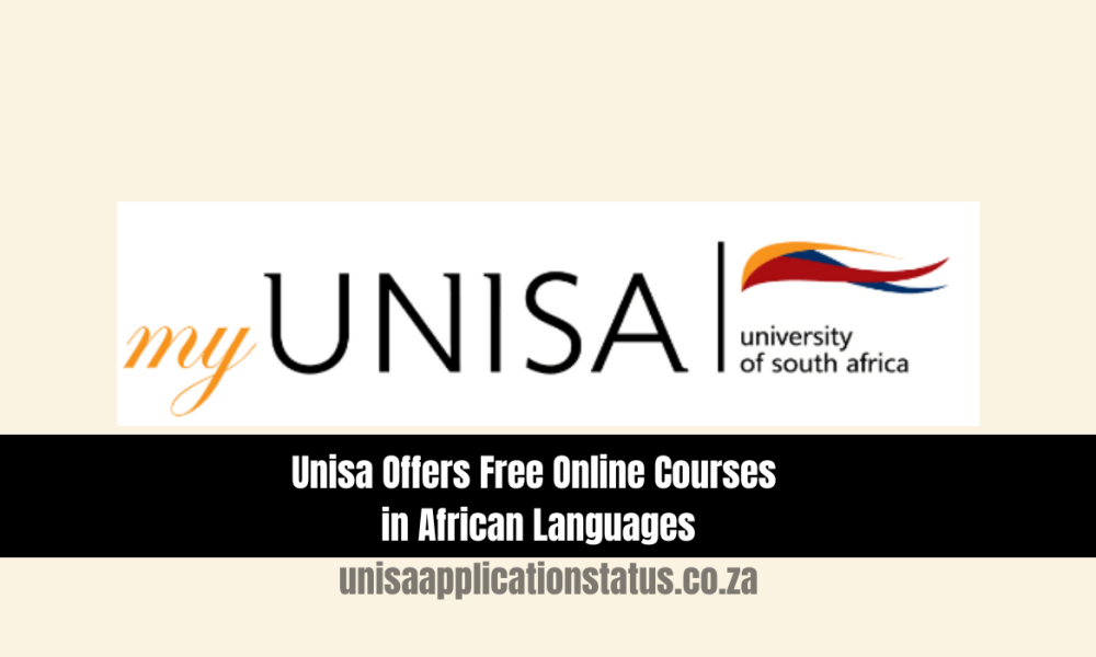 Unisa Offers Free Online Courses in African Languages