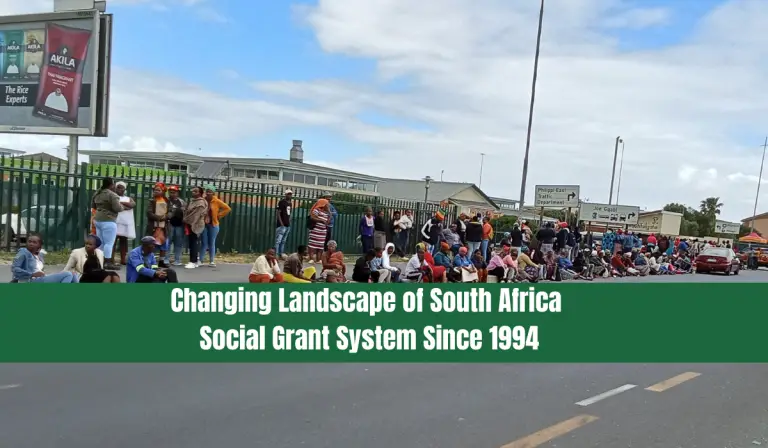 Changing Landscape of South Africa Social Grant System Since 1994