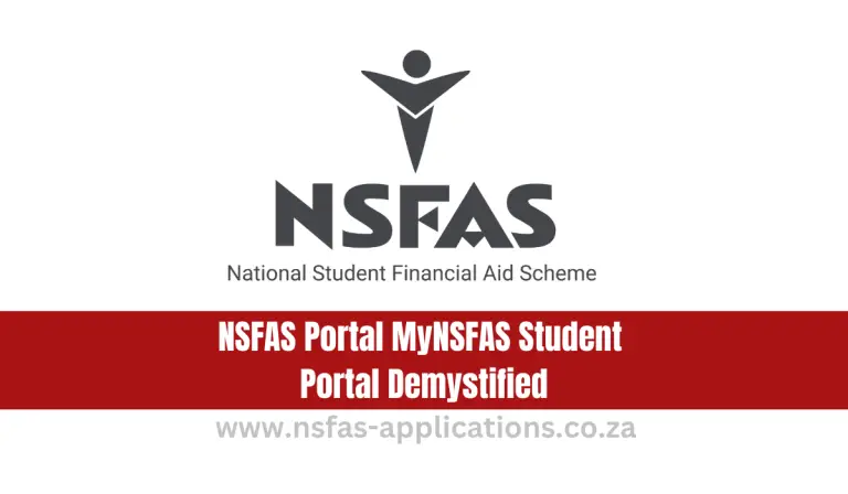 NSFAS Portal – MyNSFAS Student Portal Demystified