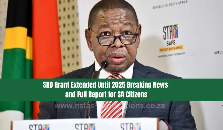 SRD Grant Extended Until 2025 | Breaking News and Full Report for SA Citizens