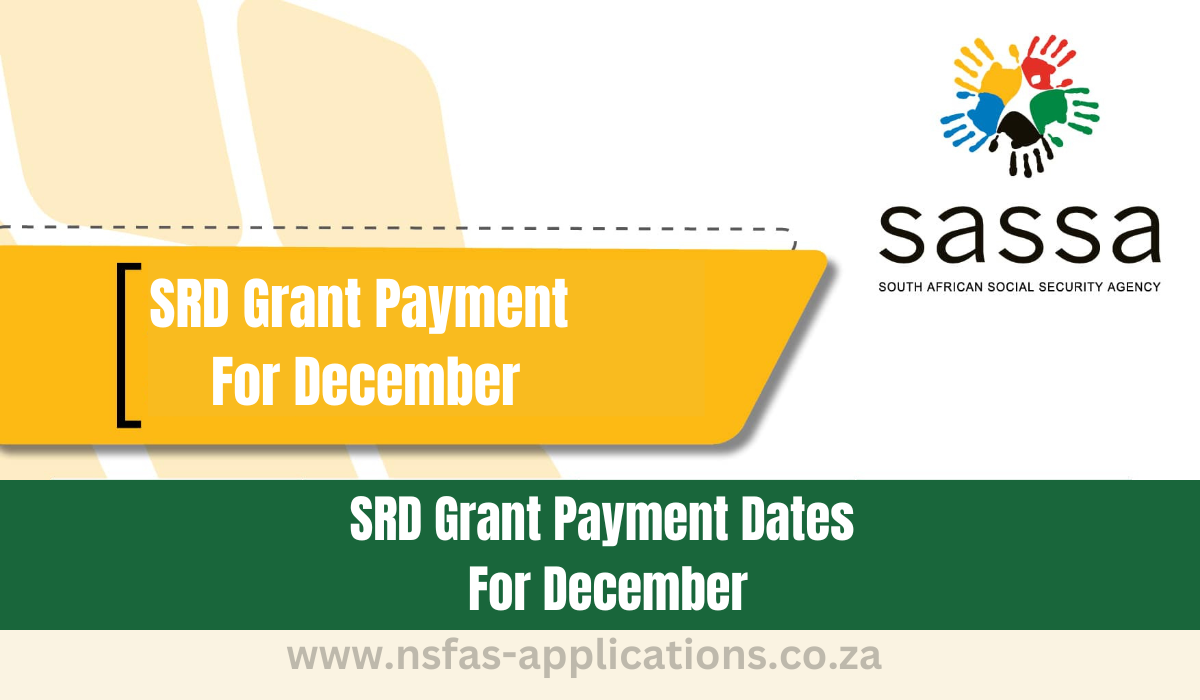 SRD Grant Payment Dates For December