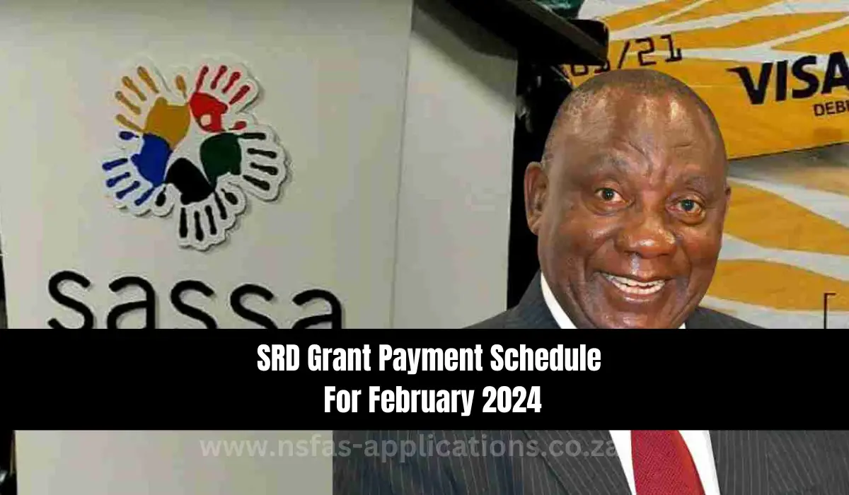 SRD Grant Payment Schedule For February 2024